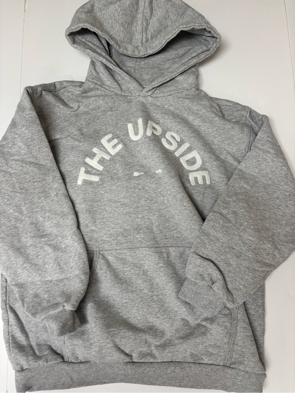 The Upside Women’s Gray Oversized Hooded Sweatshirt